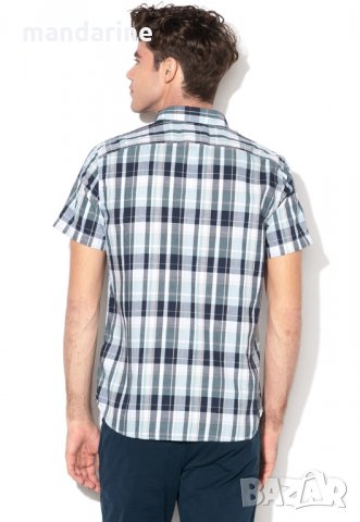 ПРОМО 🍊 TIMBERLAND 🍊 Оригинална мъжка риза на каре с къси ръкави размер: M-L-XXXL нова с етикети, снимка 4 - Ризи - 28493116