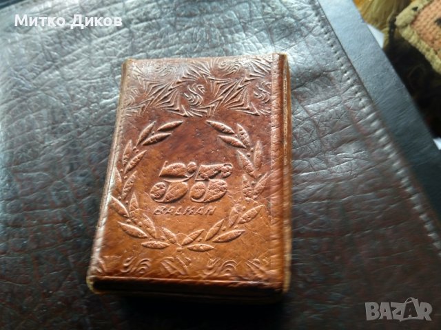 Калъфче за цигари БГА Балкан-естествена кожа, снимка 5 - Табакери - 36779318