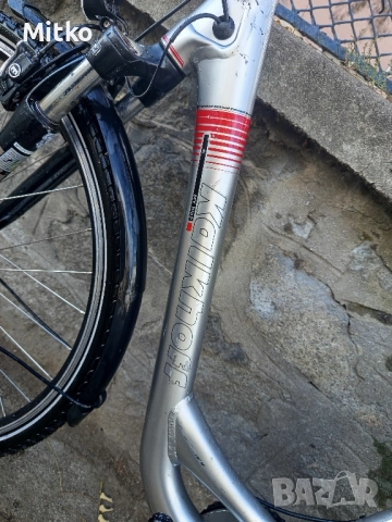 28 цола електрически алуминиев велосипед с 7 скорости усилени капли амортисьори хидравлични спирач, снимка 13 - Велосипеди - 52547922