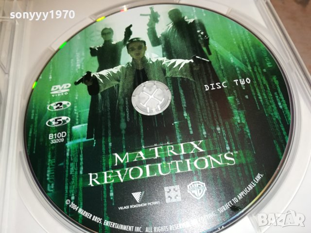 МАТРИЦАТА 2 ДВД ДИСКА 0301241551, снимка 11 - DVD филми - 43641160