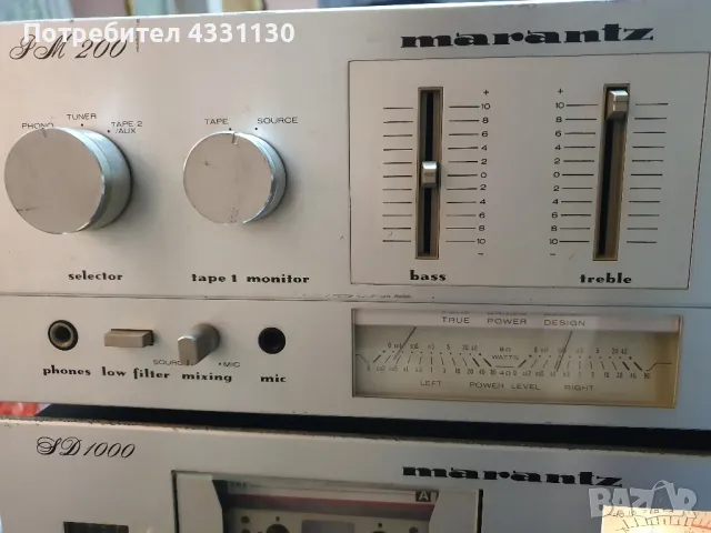 Marantz hifi audio vintage set, снимка 6 - Ресийвъри, усилватели, смесителни пултове - 49639219