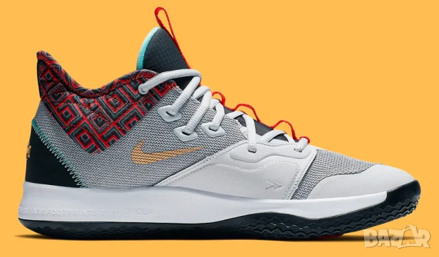 маратонки Nike PG 3 BHM Multicolor номер 44 ,5-45 - Пол Джордж, Jordan Kobe, снимка 8 - Маратонки - 50526498