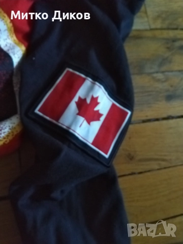 Calgary Flames Canada NHL Hockey Majestic маркова хокейна тениска НХЛ размер реален С, снимка 5 - Зимни спортове - 51771058