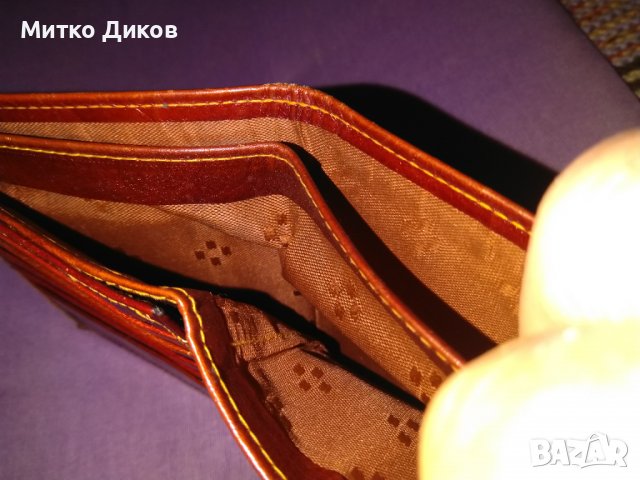 Портфейл естествена кожа 130х110 мм №7, снимка 8 - Портфейли, портмонета - 39204387