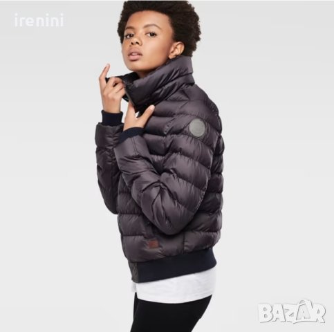 Страхотно дамско късо зимно яке G STAR RAW , бомбър модел,  размер XS, снимка 4 - Якета - 43029213