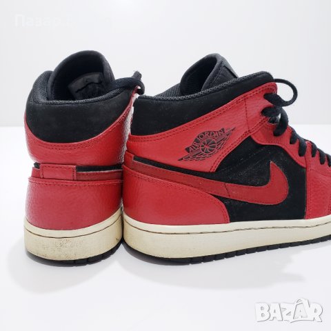 Nike Air Jordan 1 Mid Retro 554724 Оригинал 41.5-42 26.5cm, снимка 7 - Маратонки - 43533469