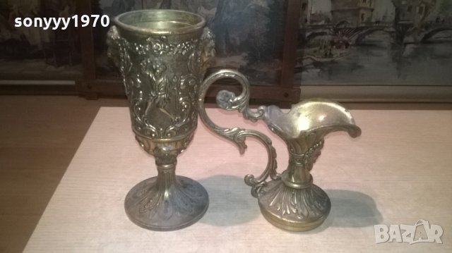 масивна кана-старо злато-ретро колекция-43х20см, снимка 3 - Колекции - 27970583