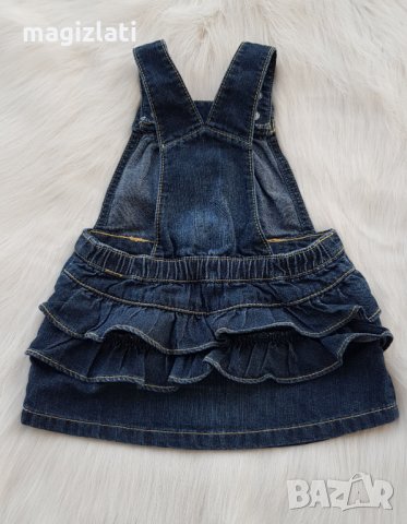 Дънков сукман за бебе 6-12 месеца, снимка 5 - Бебешки гащеризони - 33656393