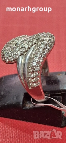 Сребърен пръстен, снимка 4 - Пръстени - 52808378