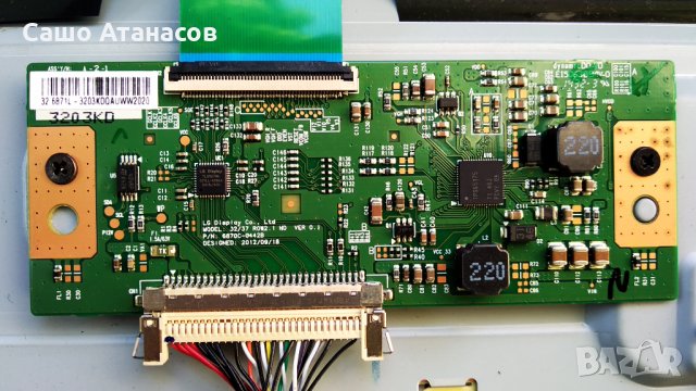 TOSHIBA 32W2434D с счупена матрица ,UE-3840-1U ,L2300 REV:1.03A.01 ,6870C-0442B ,PEV3232-06Y ,YA-4A1, снимка 11 - Части и Платки - 33110045