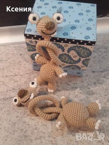 ”СИД”, Плетена, Ръчно изработена, Перфектен подарък, снимка 7 - Плюшени играчки - 53456504