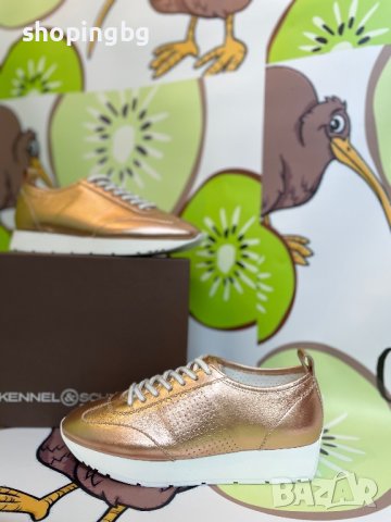 LUX Дамски обувки  Kennel & Schmenger Rose Gold естествена кожа, снимка 2 - Маратонки - 40493333
