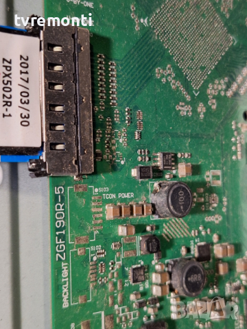 MAIN BOARD, ZGF190R-5  for GRUNDIG 49 GUB 8762 for 49inc for DISPLAY 057T49-C09, снимка 5 - Части и Платки - 44854158