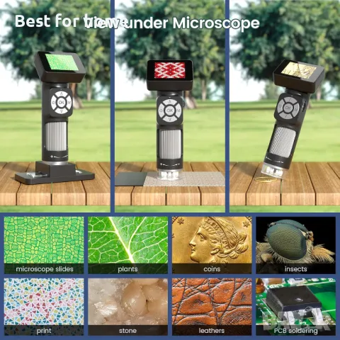 Микроскоп дигитален LINKMICRO LM112 500Х, снимка 7 - Образователни игри - 47723784