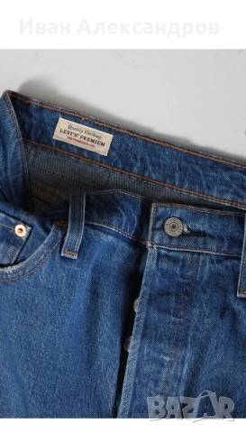 Мъжки дънки Levi's 33/28 като нови, снимка 3 - Дънки - 52324544