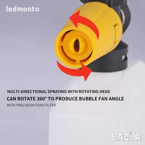 Висококачествена дюза за пяна за Parkside , преобразувател за пяна Парксайд, снимка 2 - Индустриална техника - 39391880