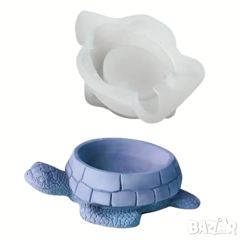 Молд кашпа костенурка , снимка 7 - Форми - 51501012
