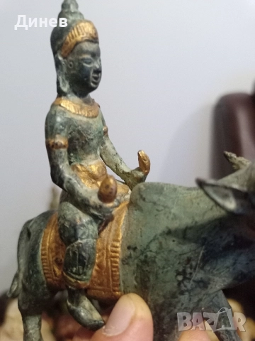 Бог Шива и свещеният бик Нанди, снимка 8 - Колекции - 51683915