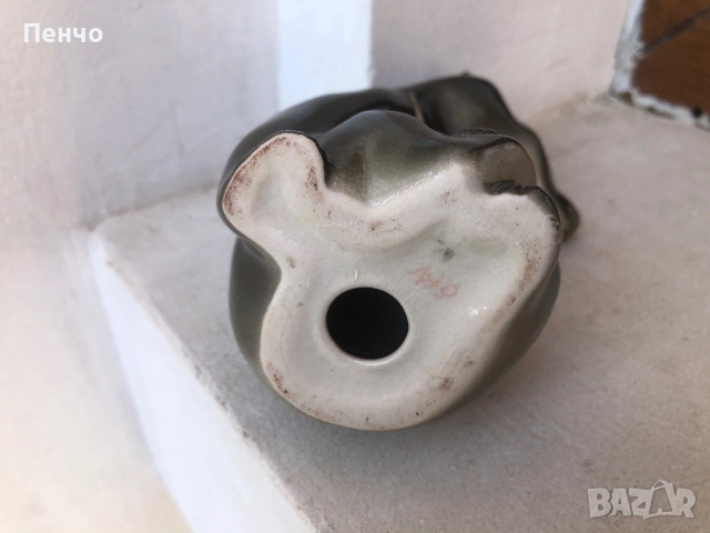 стара порцеланова фигурка МЕЧКА - Ломоносов /ЛФЗ/, снимка 8 - Антикварни и старинни предмети - 50366309