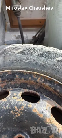 Метални джанти със зимни гуми , снимка 6 - Гуми и джанти - 48951709