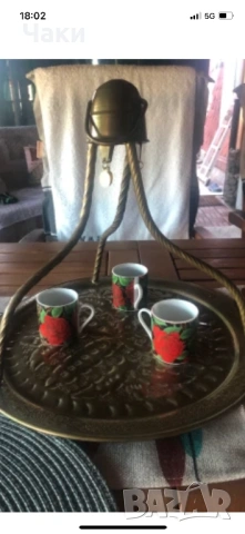 Месинг поднос за кафе чай……..