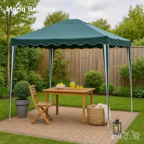 Градинска шатра Muhler G1017 300x400xH250см, снимка 4 - Градински мебели, декорация  - 50318326