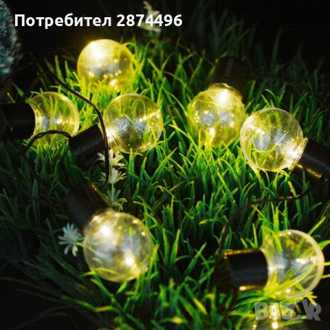 3704 Соларни ретро гирлянди за градина за декорация, снимка 3 - Соларни лампи - 37875268