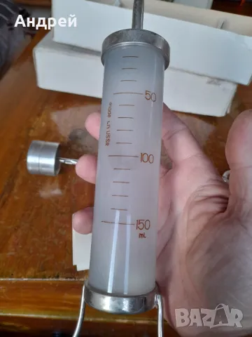 Стар шприц за медицински промивки #3, снимка 5 - Други ценни предмети - 48127808