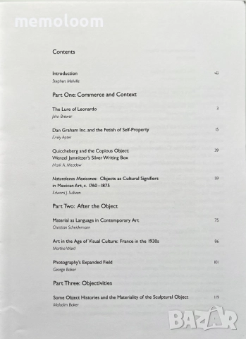 The Lure of the Object, Clark Studies in the Visual Arts, Stephen Melville, снимка 4 - Специализирана литература - 51452431
