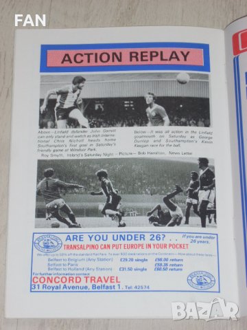 Линфийлд (Северна Ирландия) оригинални футболни програми срещу Стоук Сити, Карик Рейнджърс и Рексъм, снимка 6 - Фен артикули - 35094370