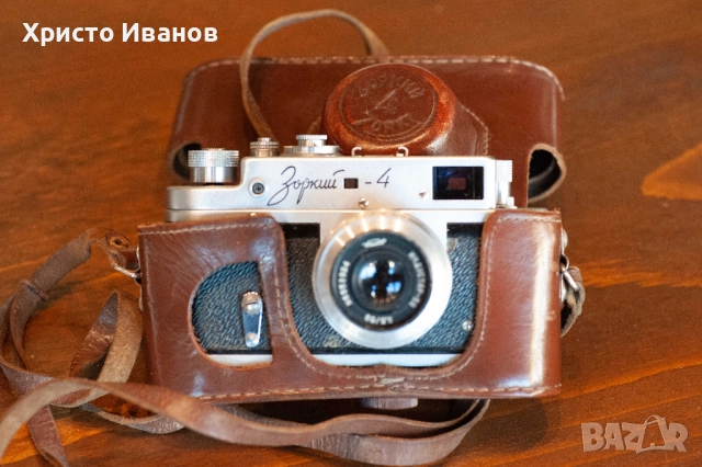 Лентов фотоапарат Зорки-4, снимка 4 - Фотоапарати - 52214437
