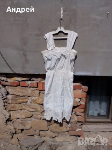 Старинна кенарена риза,рокля,комбинезон, снимка 1 - Антикварни и старинни предмети - 27202840