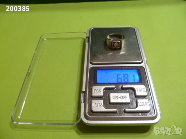 Сребърен пръстен с розов кристал, снимка 4 - Пръстени - 38356108