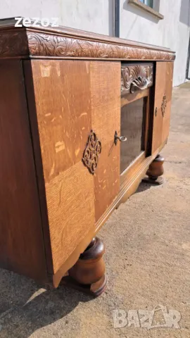 Шкаф бюфет ретро №59, снимка 4 - Шкафове - 50386789