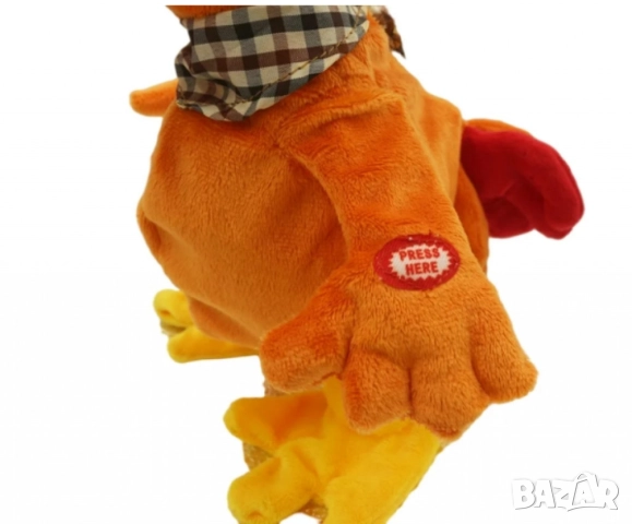 Плюшена играчка петел, пее и танцува, снимка 6 - Плюшени играчки - 52098281