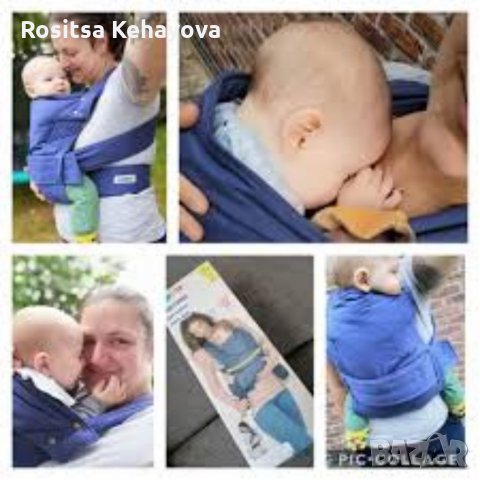 Нова ергономична раница lupilu велкро бебеносене, снимка 4 - Кенгура и ранички - 32513167