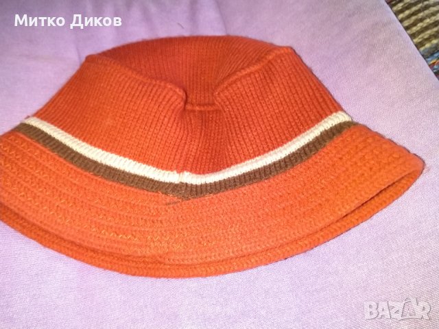 Вълнена шапка чиста вълна ръчна изработка тип идиотка, снимка 4 - Шапки - 39712110