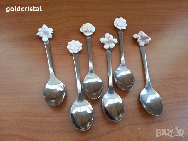  лъжички  с порцелан , снимка 8 - Антикварни и старинни предмети - 40146728