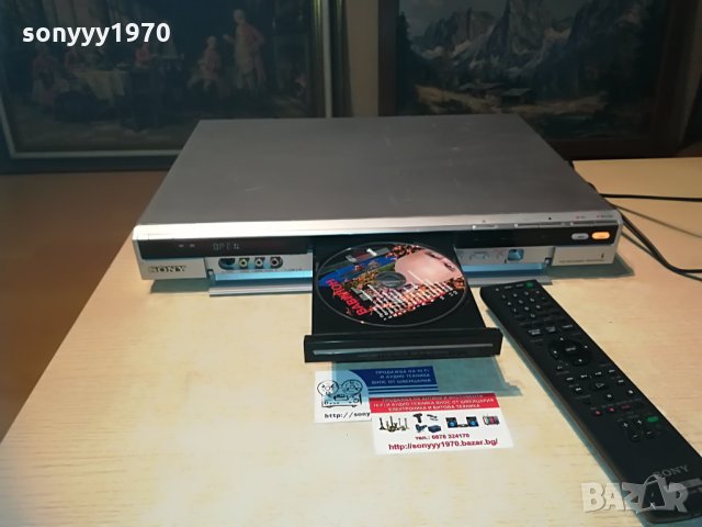 sony rdr-hx720 dvd recorder-hdd/dvd-160gb+remote, снимка 4 - Плейъри, домашно кино, прожектори - 29059256