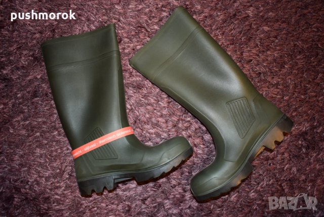 Dunlop Purofort Green Safety Wellington Boots – гумени ботуши с метално бомбе, снимка 7 - Мъжки ботуши - 35159822