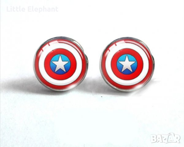 Sale Обеци""Avengers",glass,"Отмъстителите"/нови