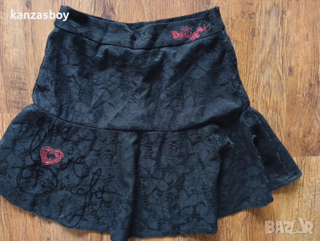 Falda Negra Desigual - дамска пола р-р L, снимка 2 - Поли - 53574357