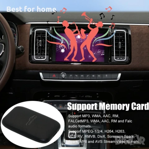 Безжичен CarPlay адаптер за автомобилно радио, снимка 7 - Други - 51122862
