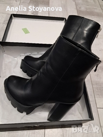 Дамски черни боти зимни, снимка 3 - Дамски боти - 52451851