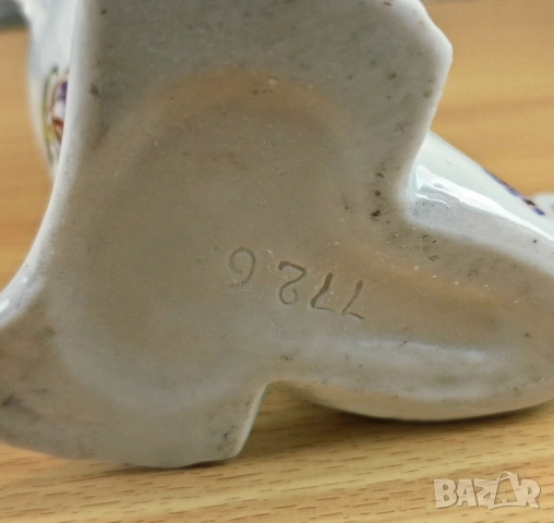 Ваза с формата на риба, декорирана с цветя, снимка 7 - Вази - 51694217