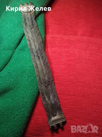 17 Век ВЪЗРОЖДЕНСКА СРЕБЪРНА САЧАНЕНА ГРИВНА КУЮМДЖИСКА ИЗРАБОТКА РЯДКА СТАРИННА ПЛЕТКА 28571 , снимка 7 - Антикварни и старинни предмети - 37170841