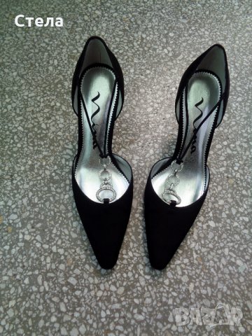 Дамски елегантни обувки Nina, черни, снимка 3 - Дамски елегантни обувки - 28239311