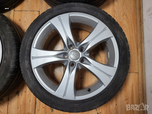 джанти 18" 5х112 Audi Mercedes Vw Seat Skoda  с гуми 225/45/18, снимка 4 - Гуми и джанти - 52381288