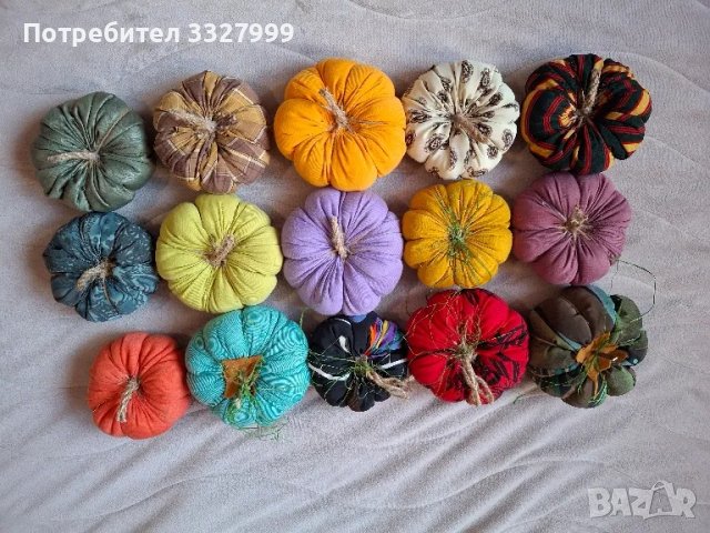 Тиква от плат за Хелоуин