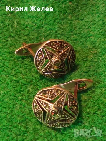 ШАРМАНТНИ МАРКАЗИТЕНИ СРЕБЪРНИ ОБЕЦИ АНГЛИЯ СРЕБРО 925 ЮВЕЛИРНА РЪЧНА ИЗРАБОТКА 48204, снимка 12 - Обеци - 50136096